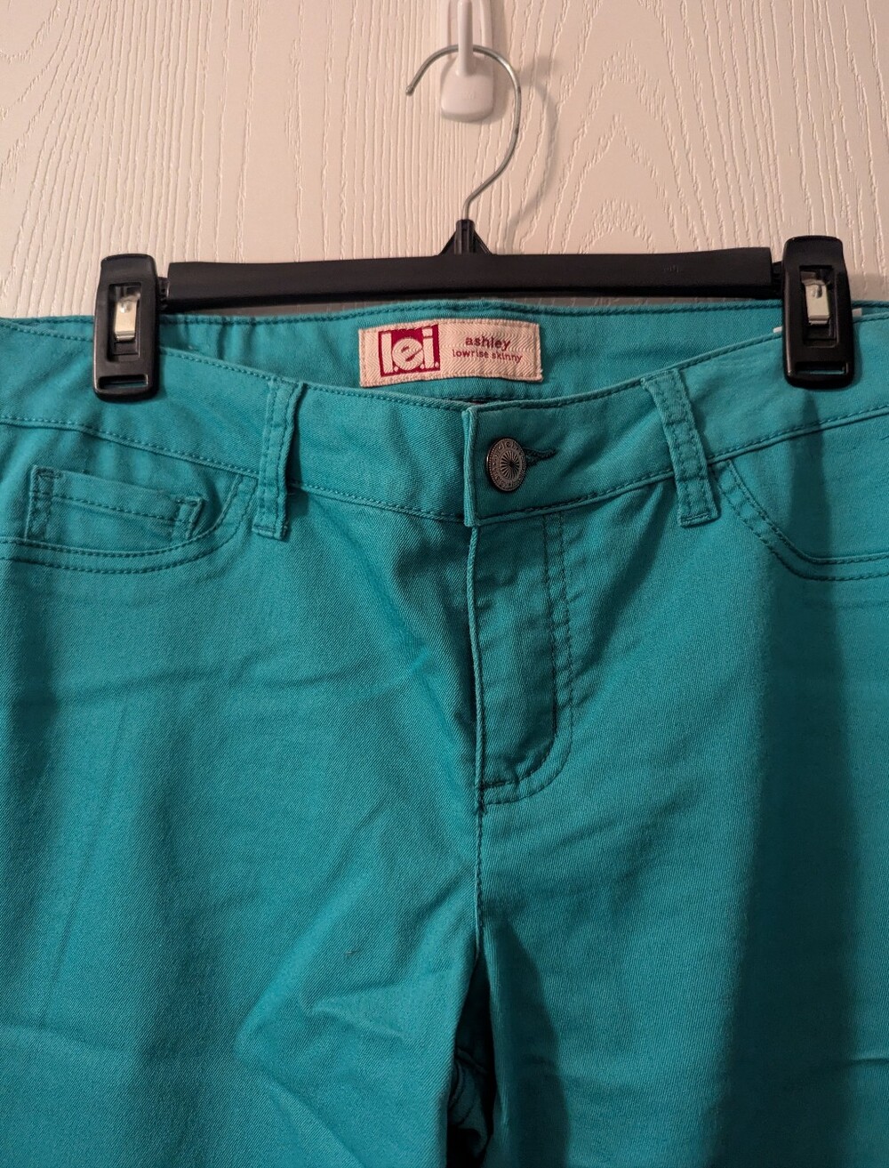LEI Teal Ashley Low-Rise Skinny Jeans